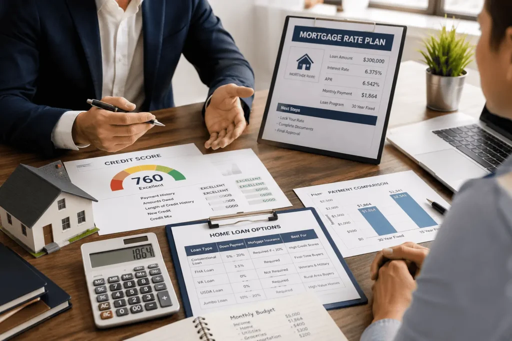 Arvest Mortgage Rates and closing costs review during home loan approval process