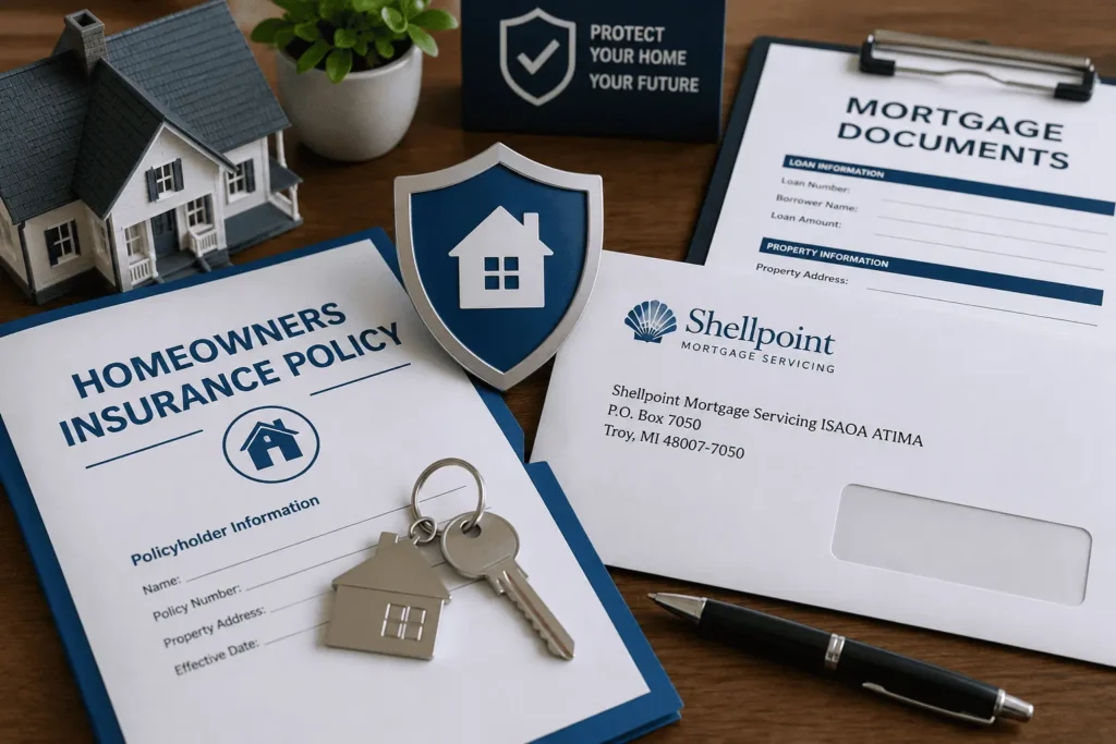 Shellpoint Mortgage Address for insurance claims and mortgagee clause with verified mailing information