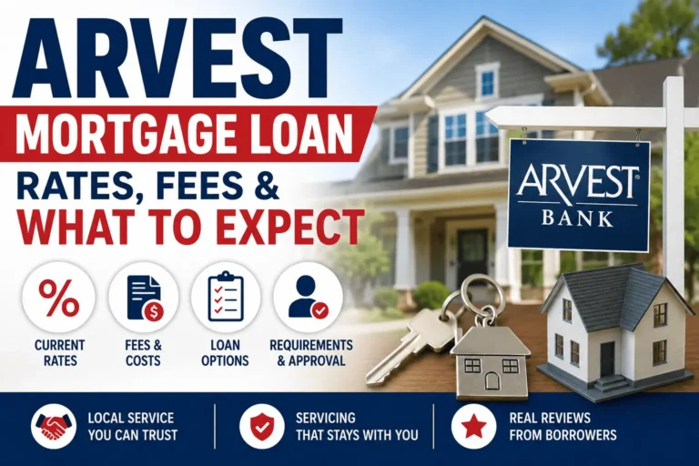 Arvest Mortgage Loan rates, fees, approval requirements and home financing options explained