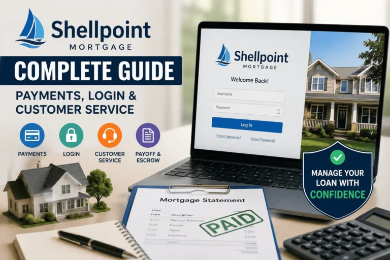 Shellpoint Mortgage complete guide showing login, payments, customer service, escrow, and payoff support for homeowners
